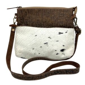 Myra Cowhide Hair On Leather Shoulder Bag